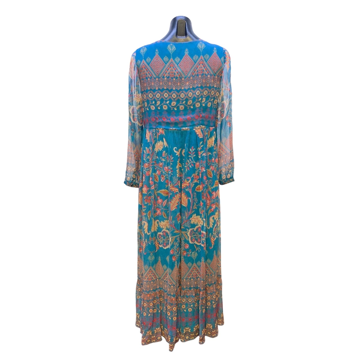 Soft Surroundings Embroidered Boho Maxi Dress S