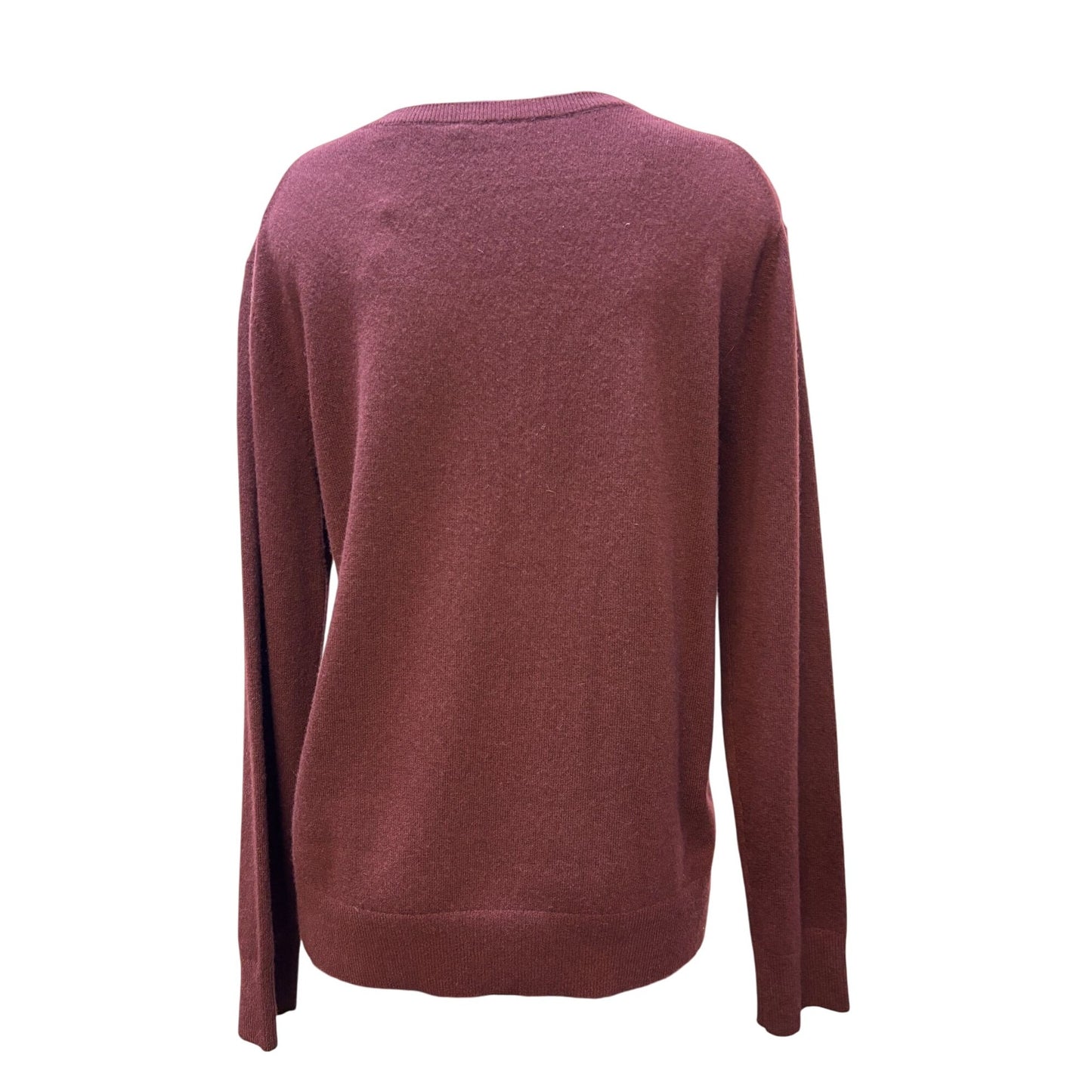 Vince NWT Cashmere V-Neck Sweater Wine Color M
