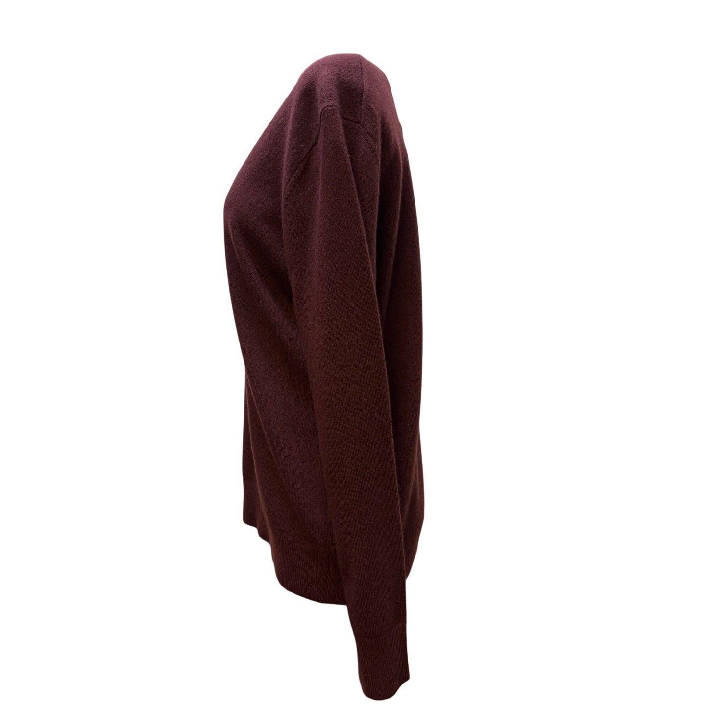 Vince NWT Cashmere V-Neck Sweater Wine Color M