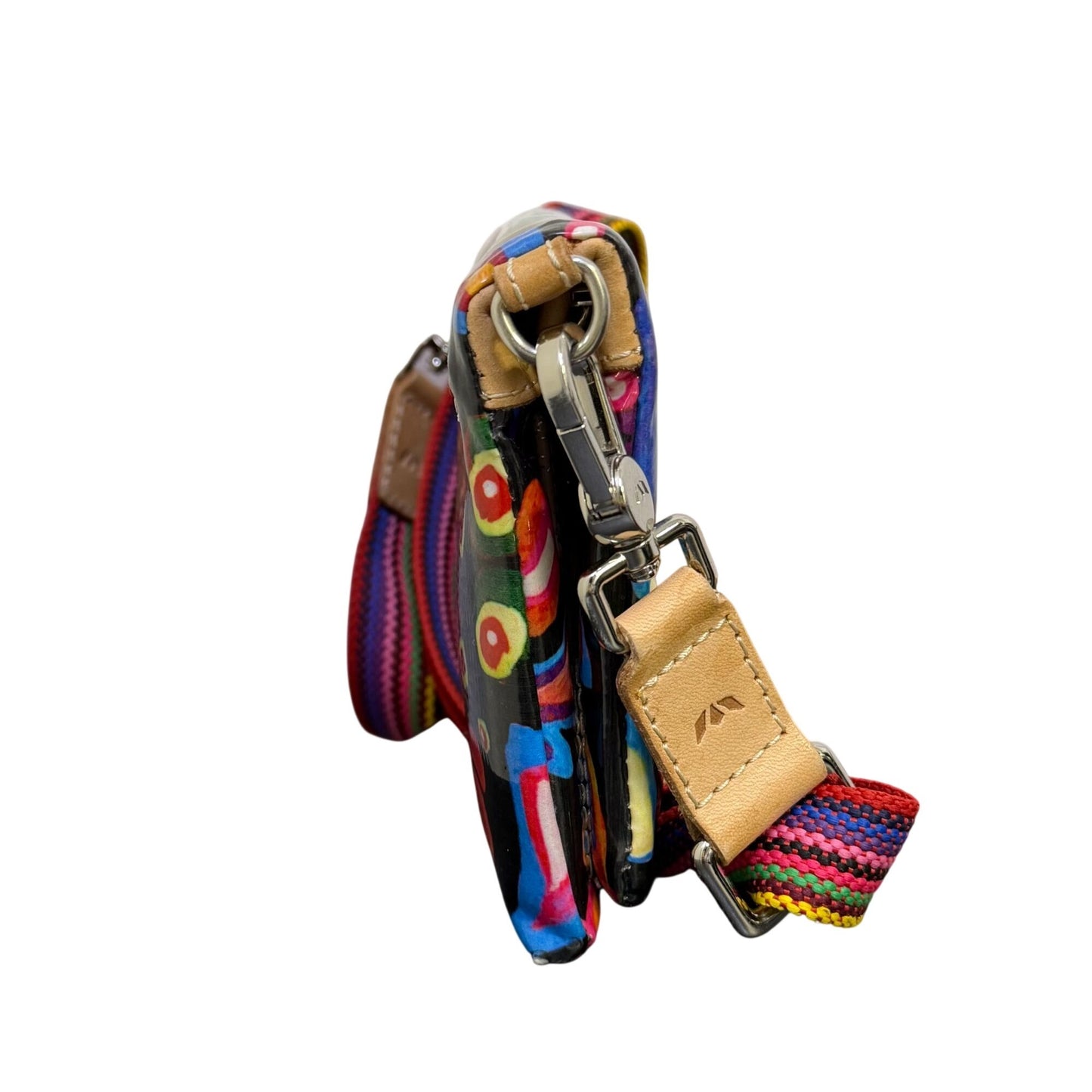 Consuela Crossbody Bag Black Multi With Adjustable Strap