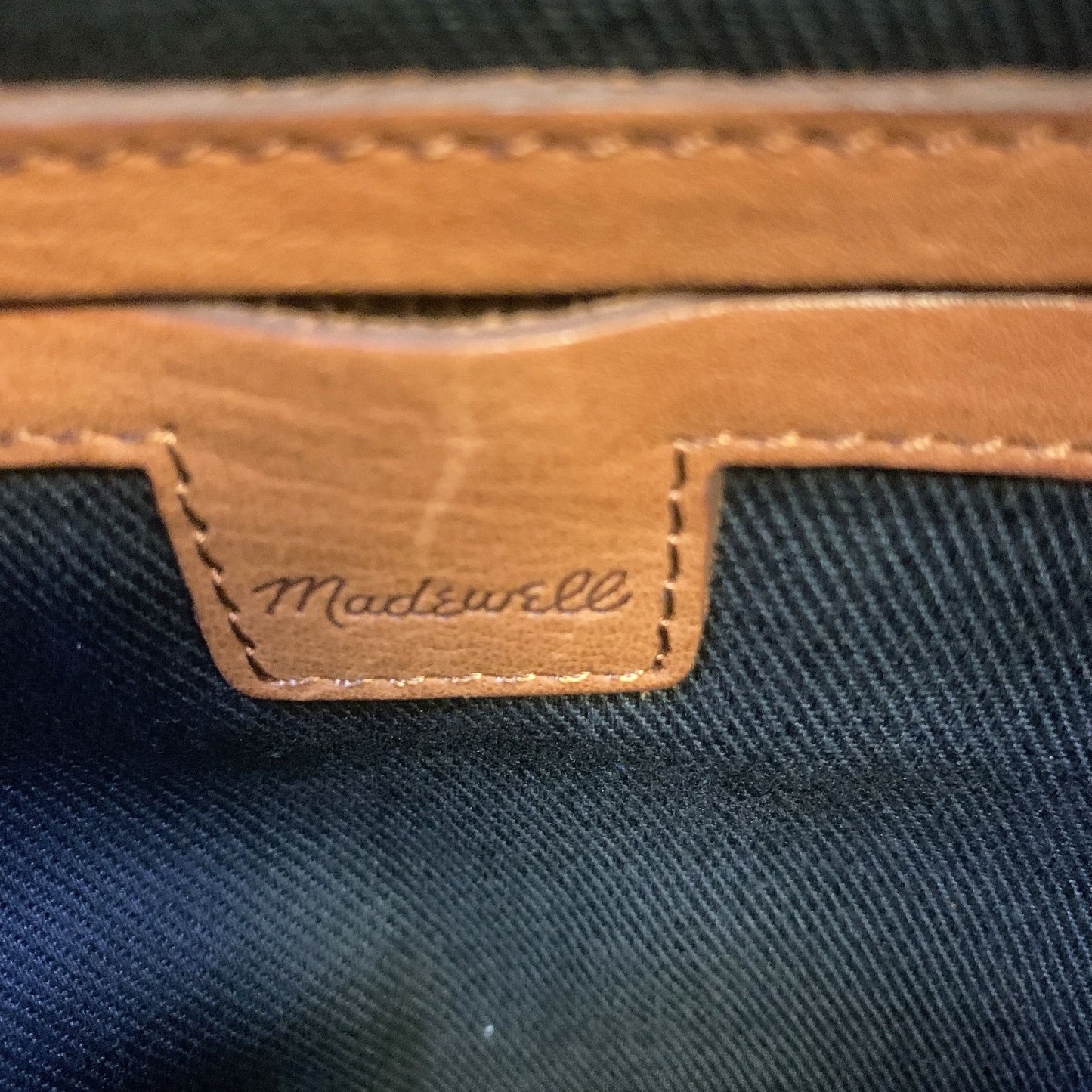 Madewell Brown Leather Backpack