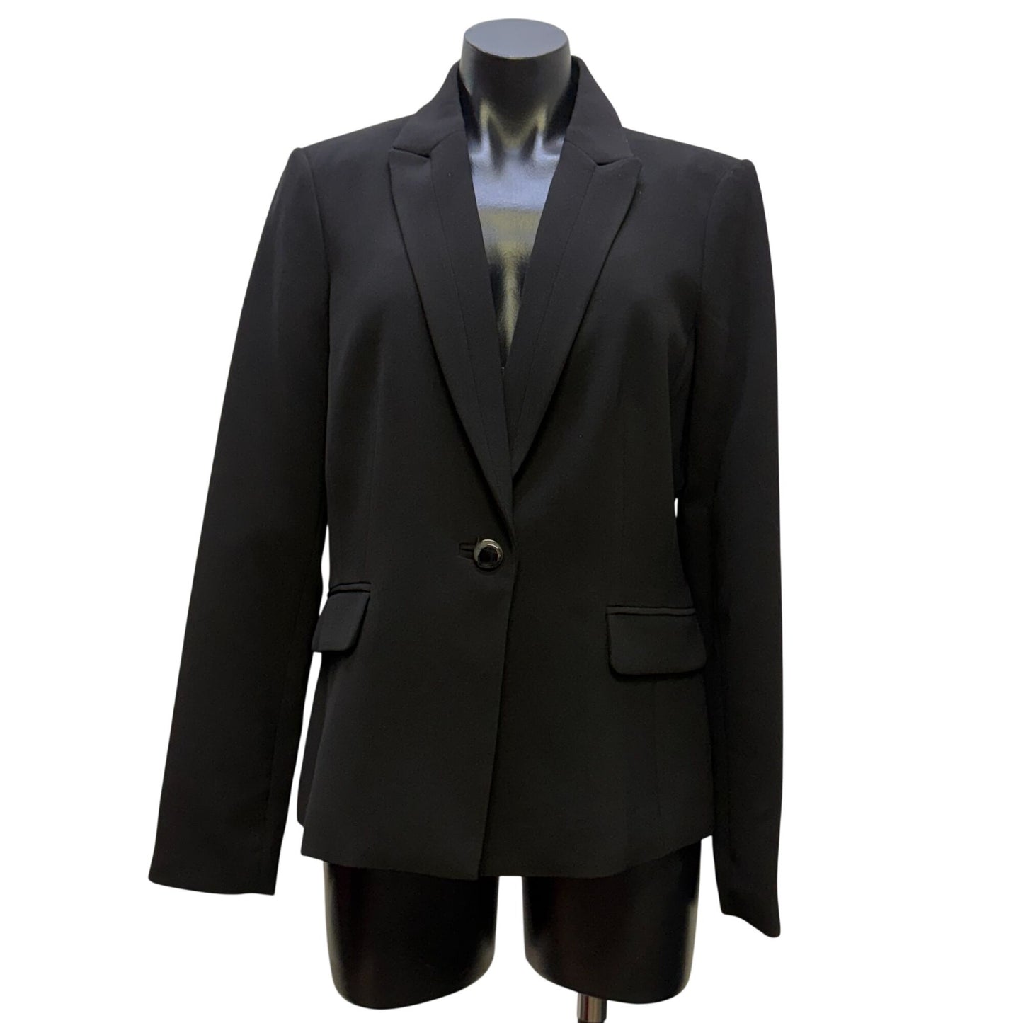 NWT Karl Lagerfeld Classic Black Tailored Blazer 10
