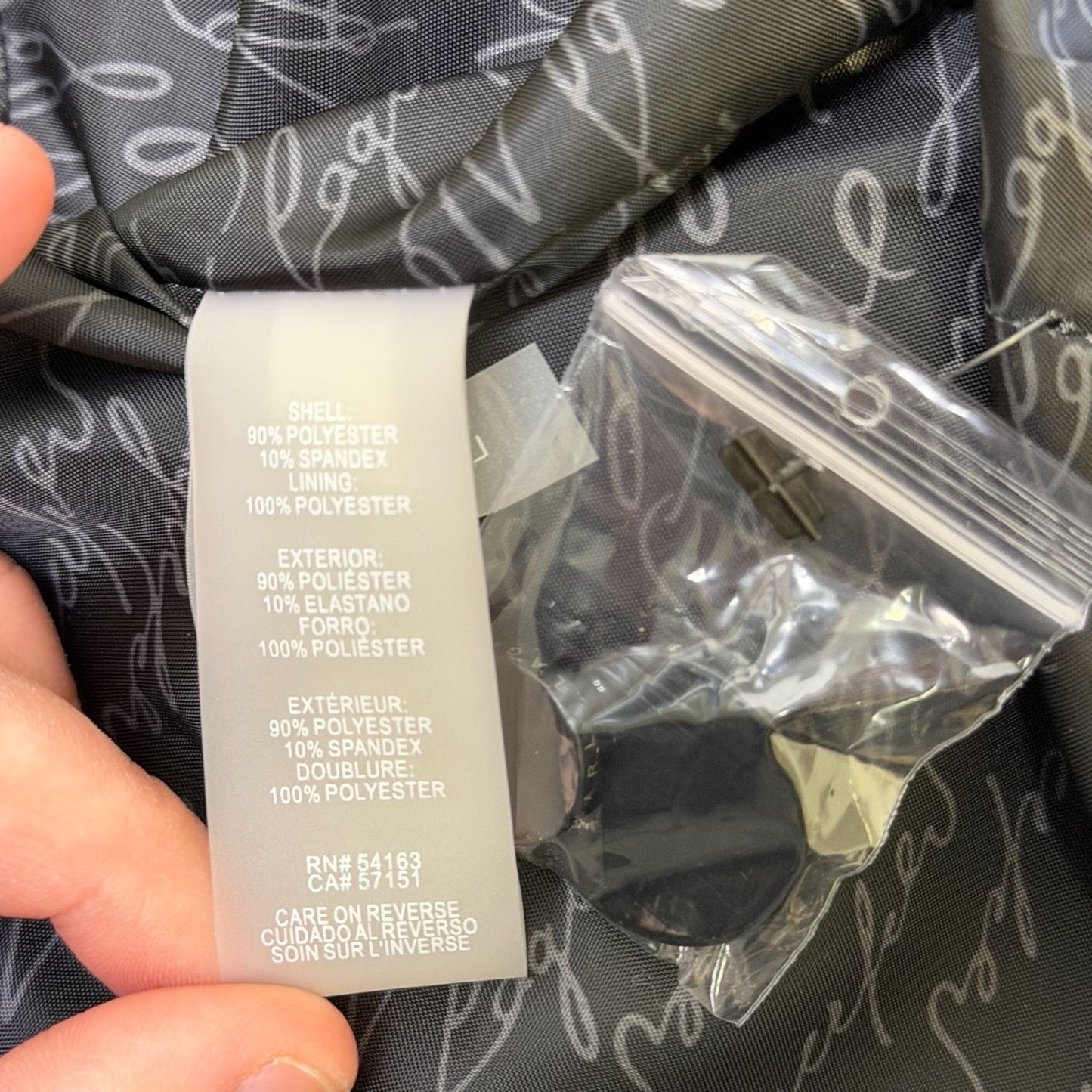 NWT Karl Lagerfeld Classic Black Tailored Blazer 10