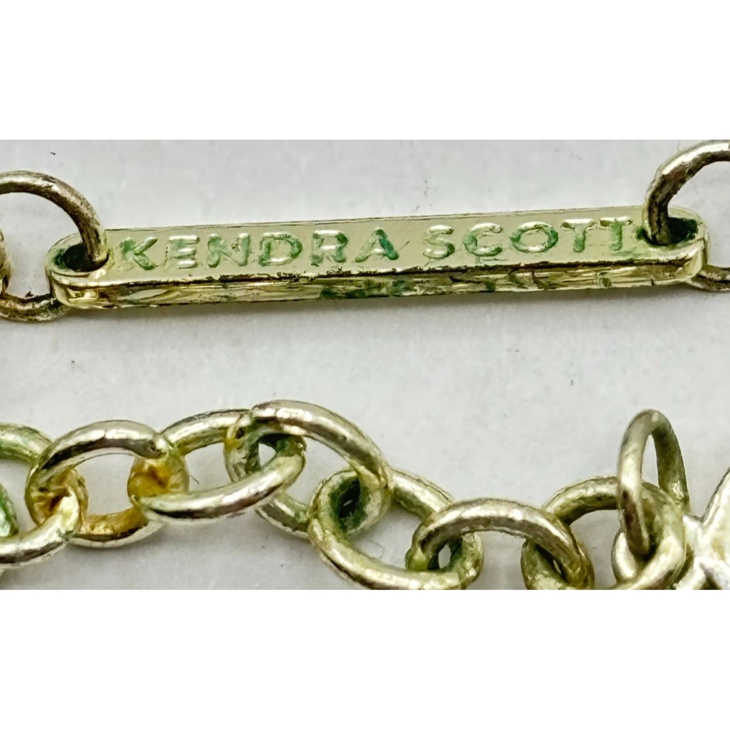 Kendra Scott Gold Plated Necklace With Druzy Pendant