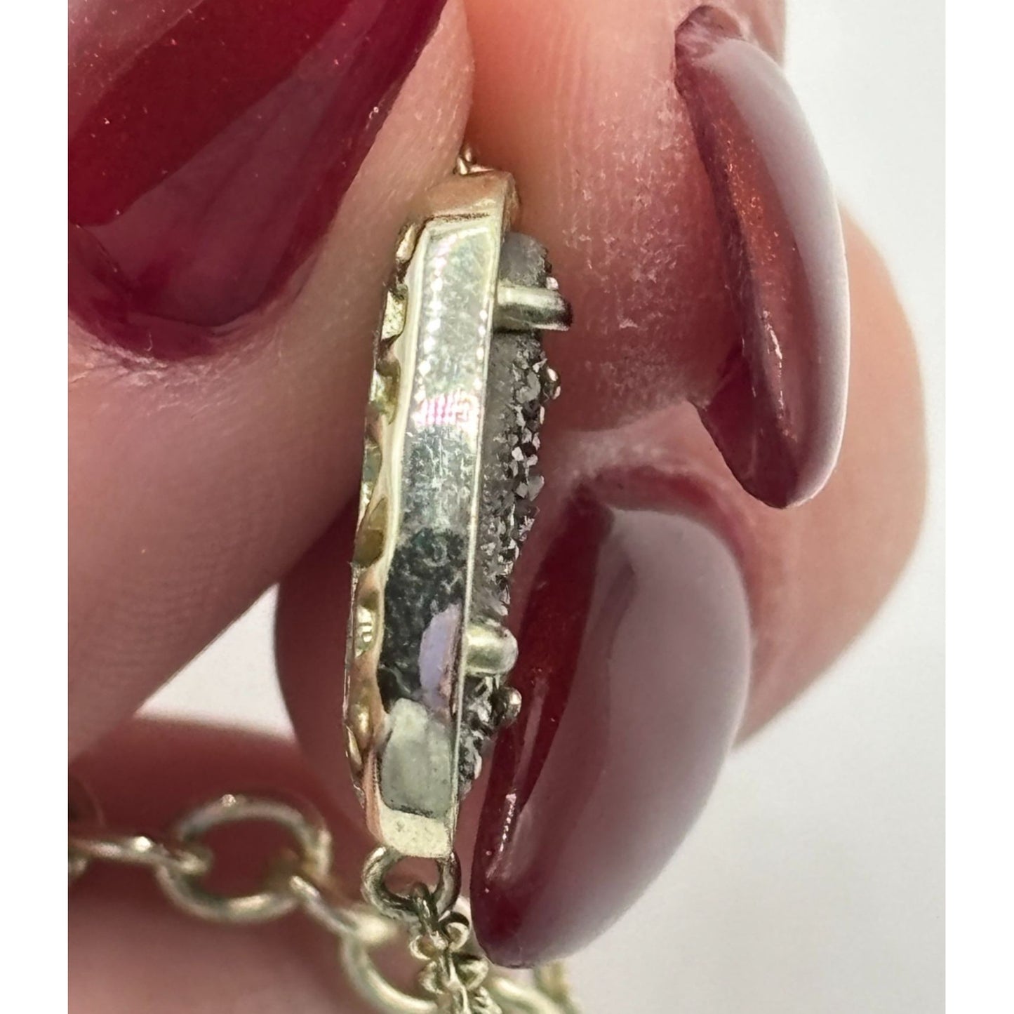Kendra Scott Gold Plated Necklace With Druzy Pendant