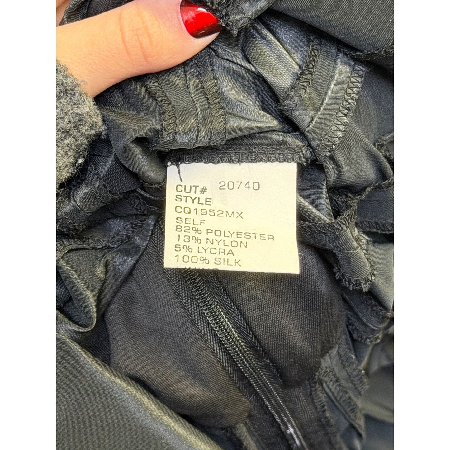 NWT Tadashi Collection Black Pleated Bodice & Satin Flare Skirt Dress Size 16