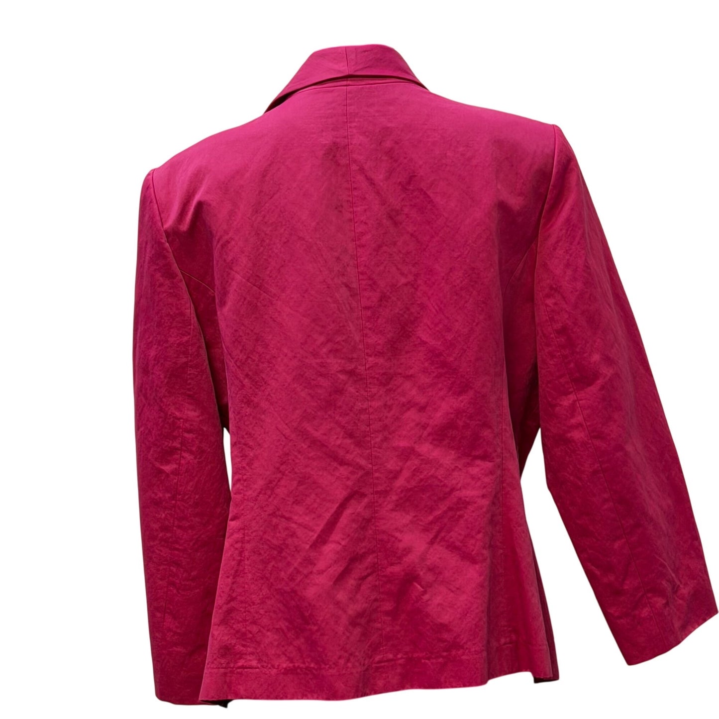 Lafayette 148 Pink Waterfall Open-Front Blazer Size 16