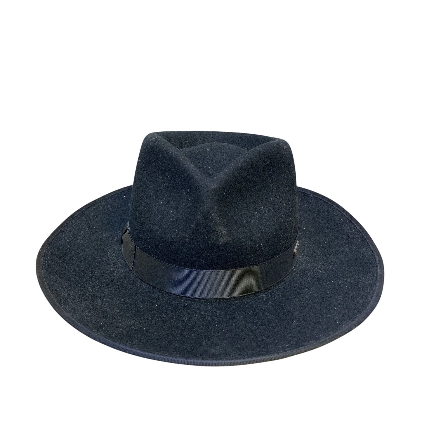 Gigi Pip Black Australian Wool Fedora Hat Size M