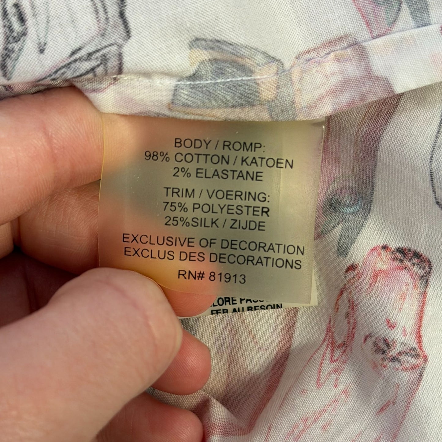 Robert Graham Cars Print Button-Up Shir Pink & Purple M