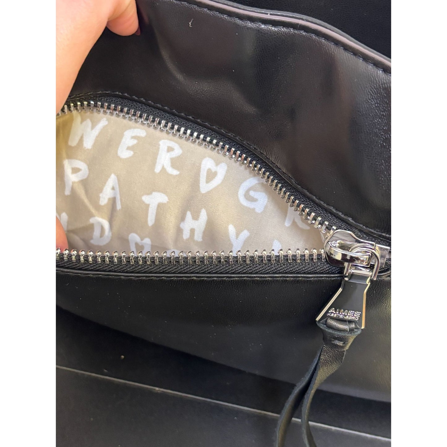 Aimee Kestenberg Roma Leather Double Entry Shoulder Bag