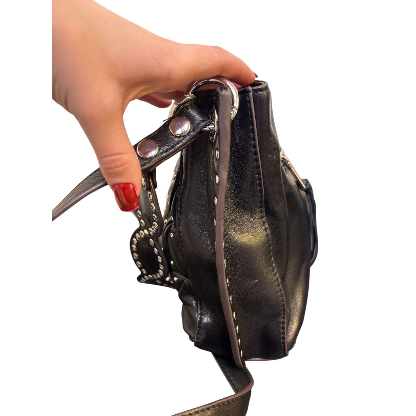 Aimee Kestenberg Roma Leather Double Entry Shoulder Bag