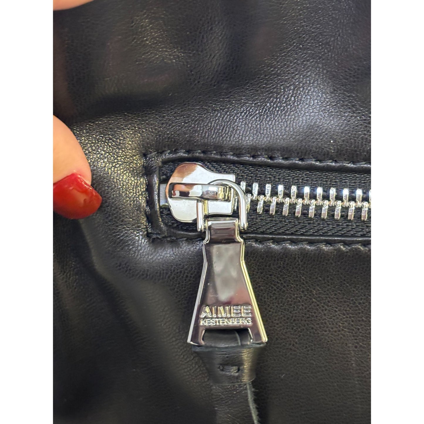 Aimee Kestenberg Roma Leather Double Entry Shoulder Bag