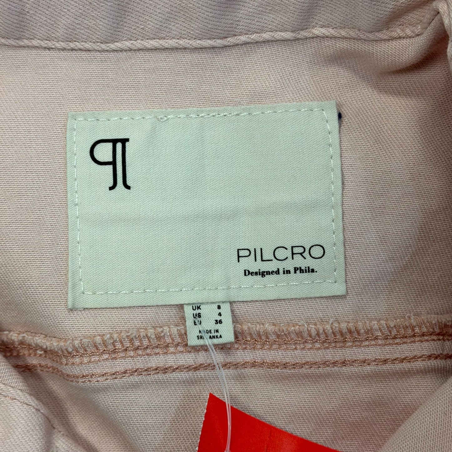NWT Anthropologie Pilcro Pink Button-Front Romper Size 4