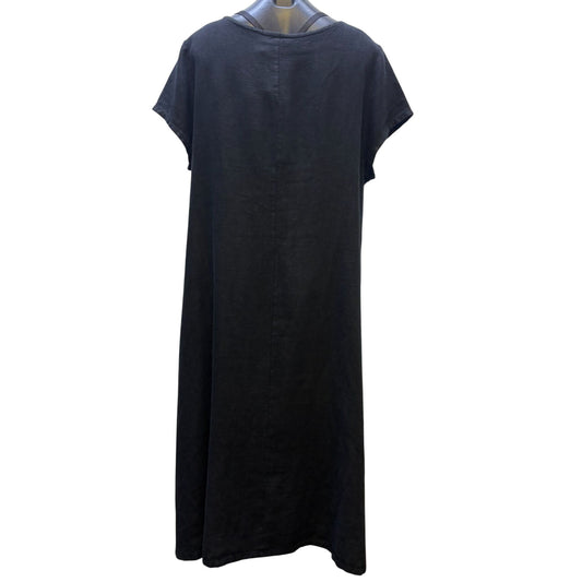 Bryn Walker Black Linen Dress M