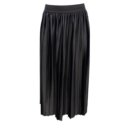 NWT Lululemon Satin Pleated Midi Skirt Black XS
