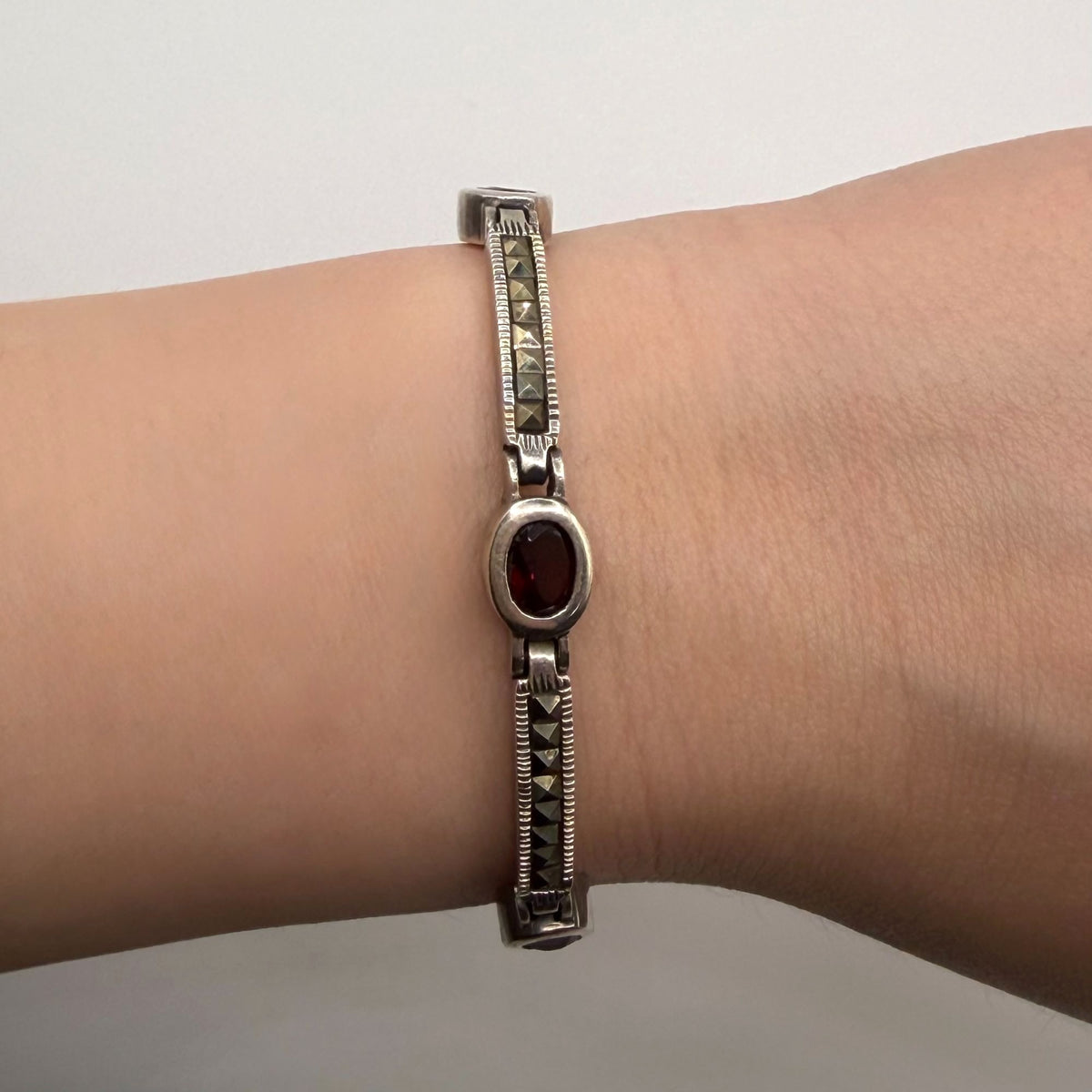 Vintage Sterling Silver 925 Link Bracelet