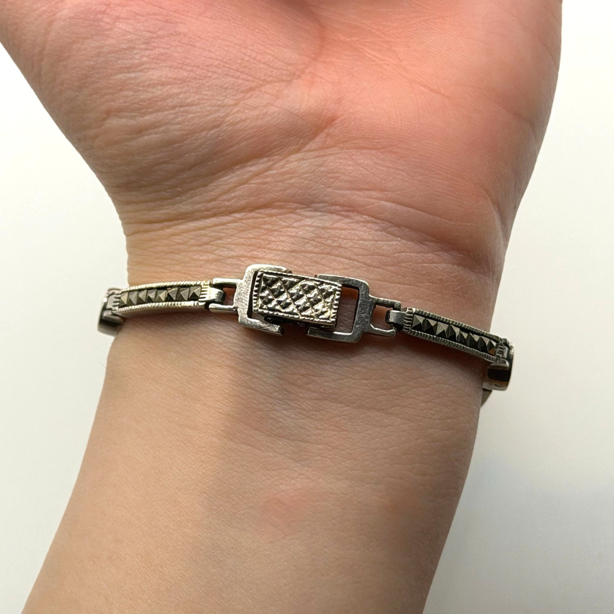 Vintage Sterling Silver 925 Link Bracelet