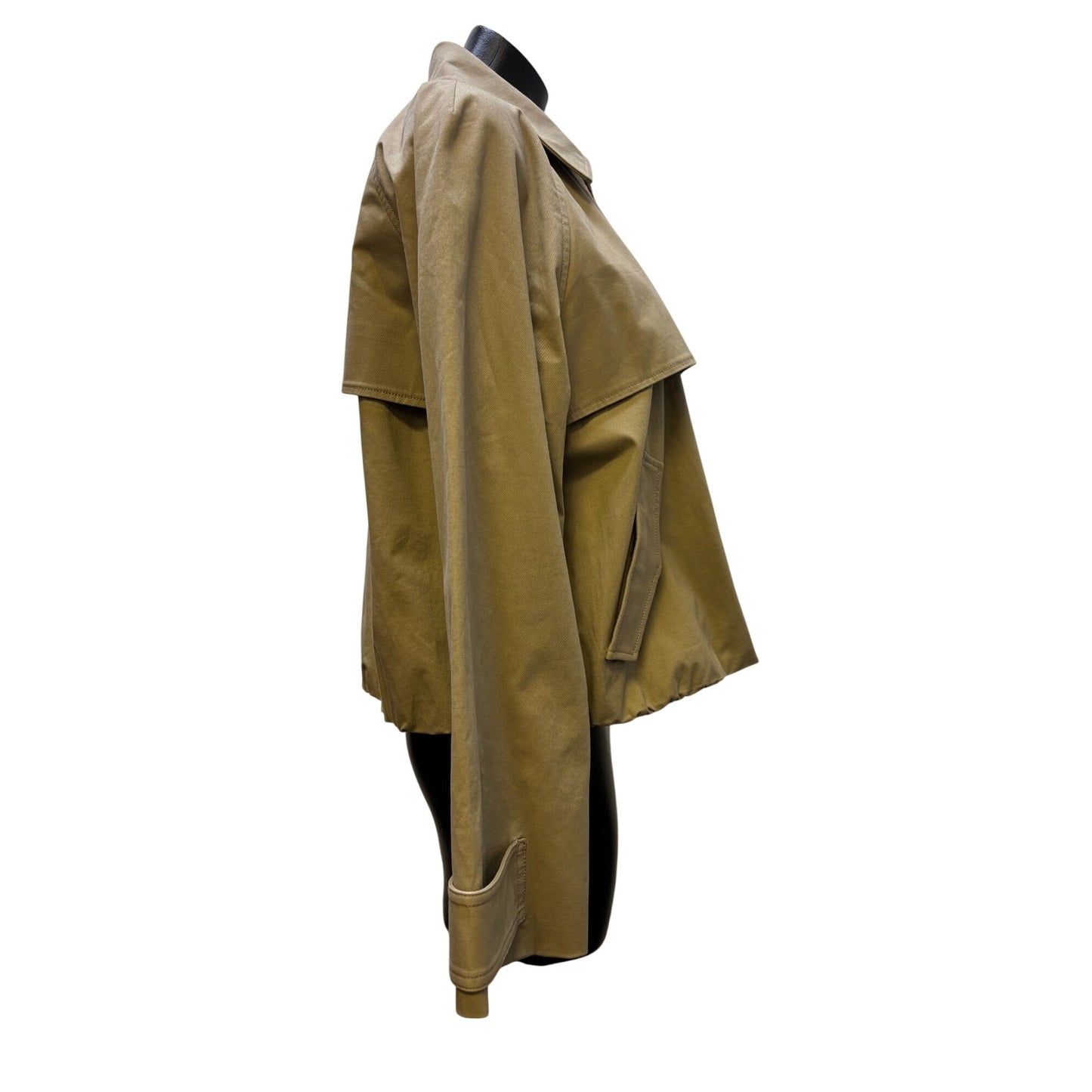 NWT Rails Khaki Double-Breasted Cropped Jacket Size L