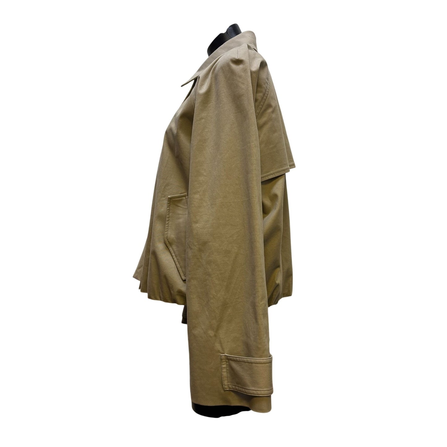 NWT Rails Khaki Double-Breasted Cropped Jacket Size L