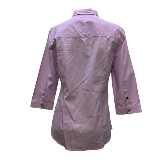 Burberry Brit Lilac Button-Down Blouse Size M