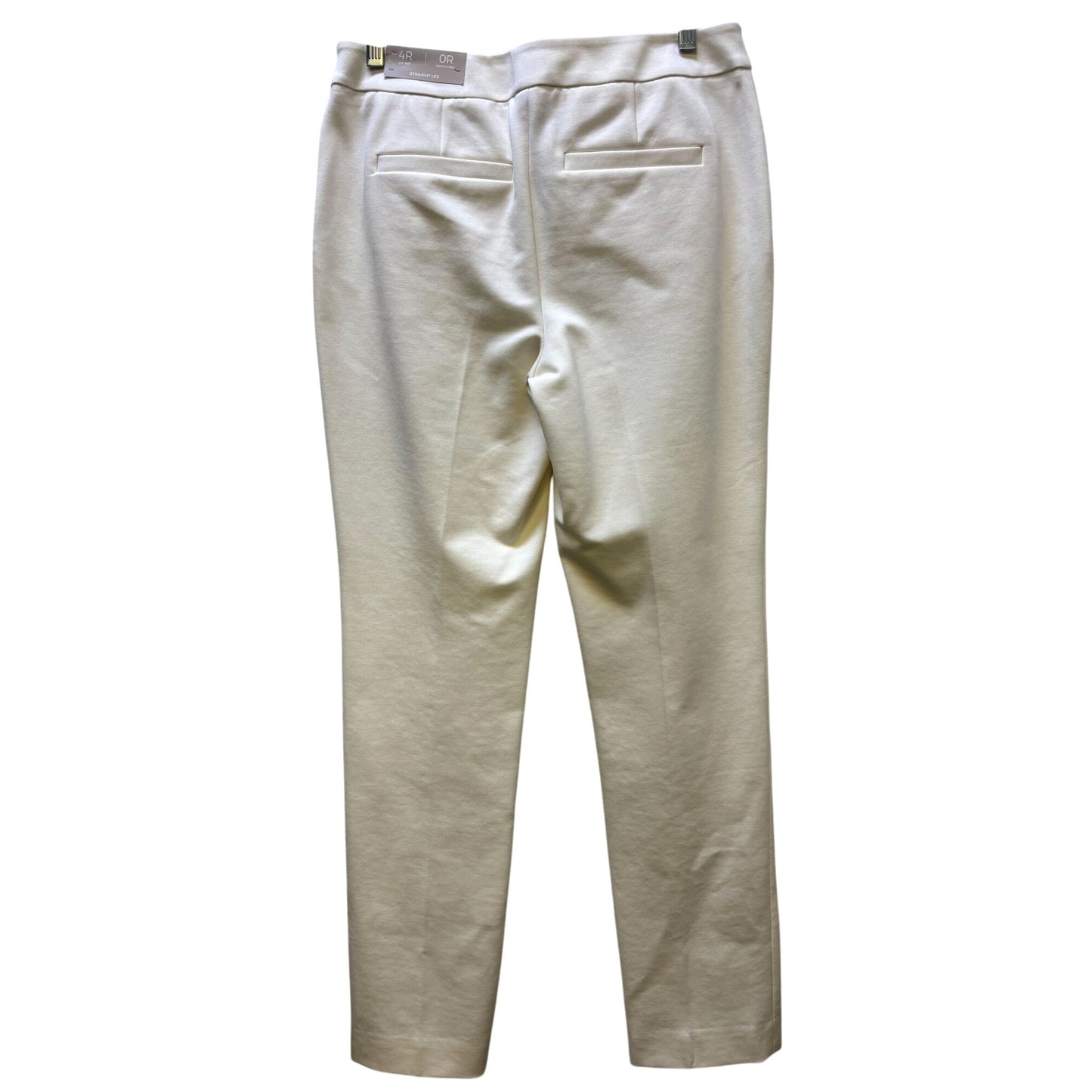 NWT Chicos Ecru Two-Piece Suit Blazer & Trousers  Size 0