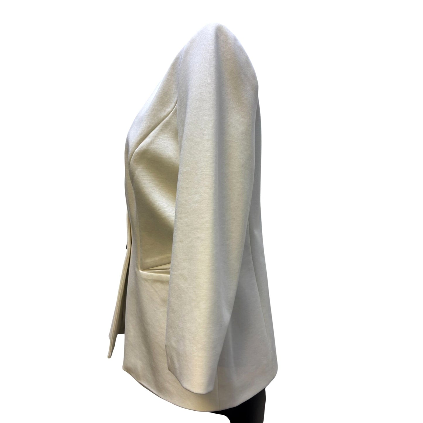 NWT Chicos Ecru Two-Piece Suit Blazer & Trousers  Size 0