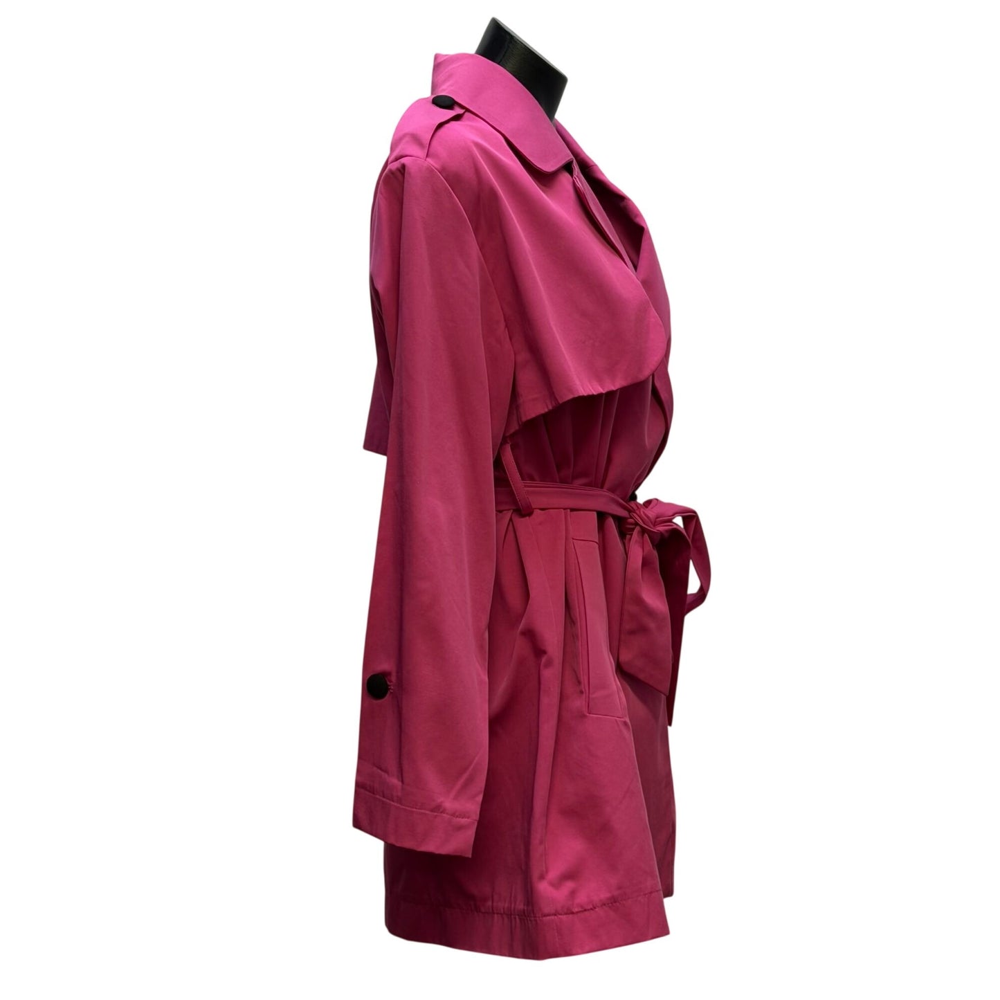 Lascana NWT Belted Pink Jacket Double-Breasted Long Sleeve Size 4