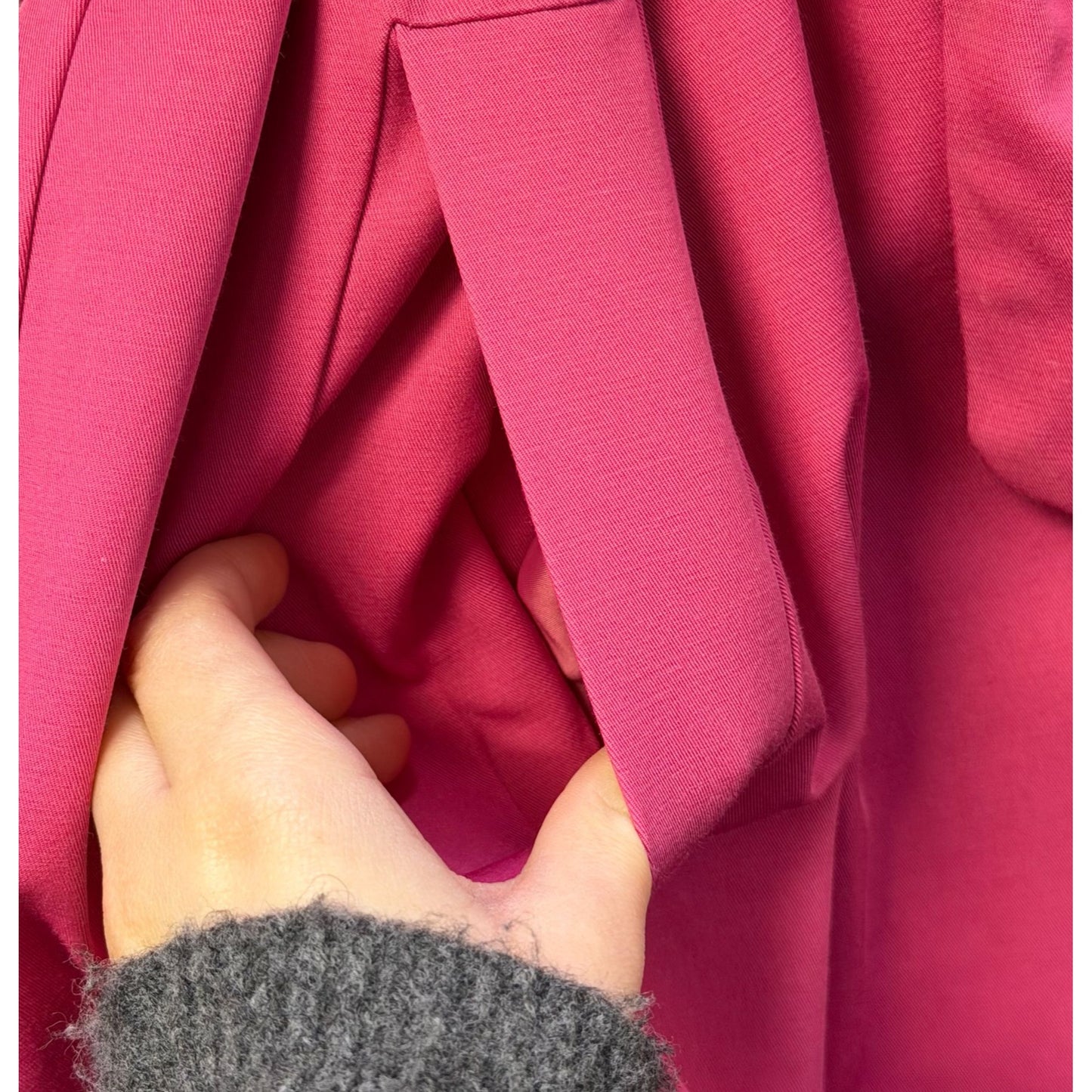 Lascana NWT Belted Pink Jacket Double-Breasted Long Sleeve Size 4