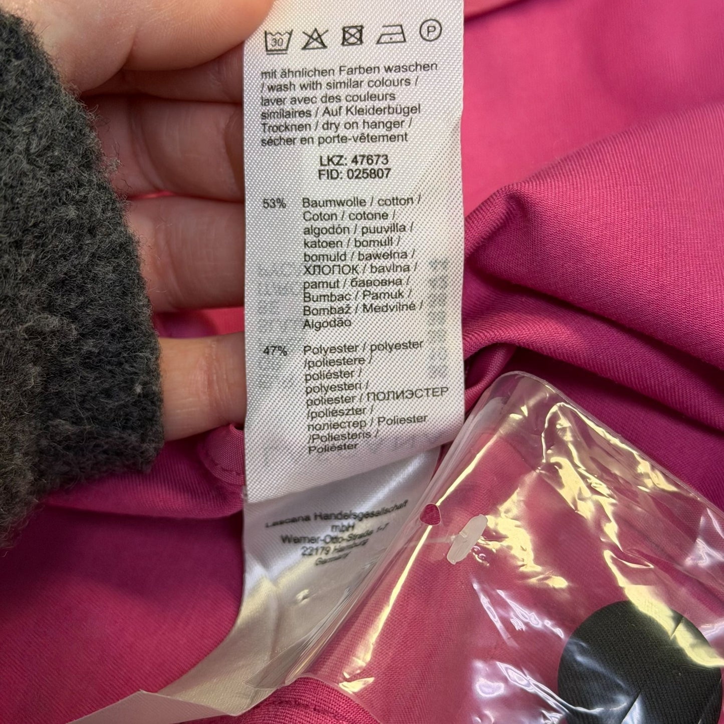 Lascana NWT Belted Pink Jacket Double-Breasted Long Sleeve Size 4