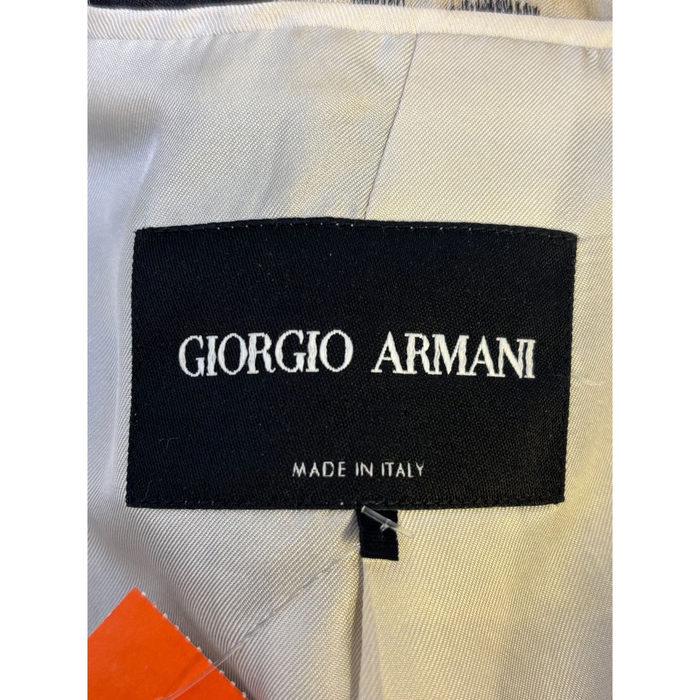 Giorgio Armani Leopard Print Blazer Jacket Tan Brown S