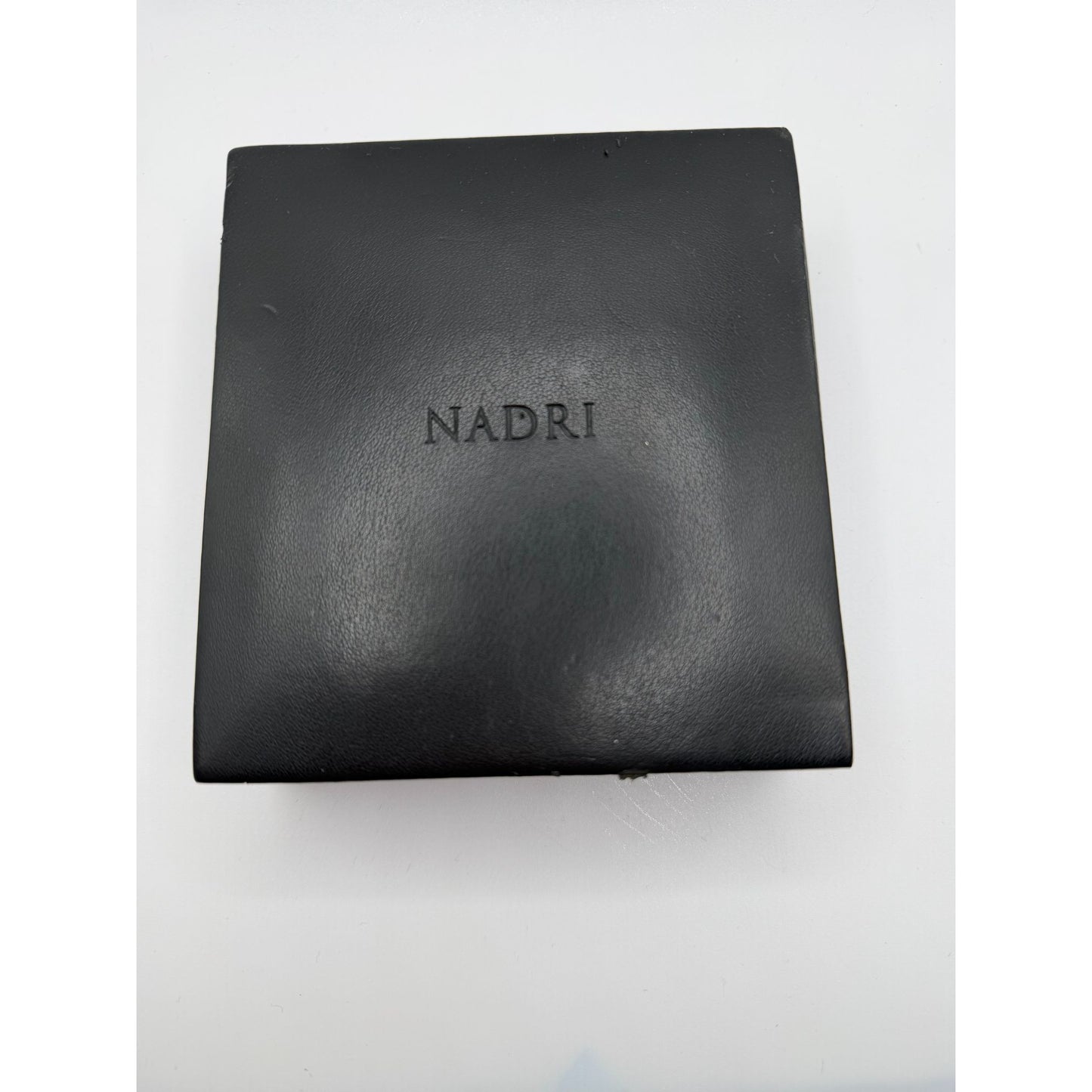 Nadri Oval Rhinestone Dangle Earrings Pave Detailing Silver Finish Original Box