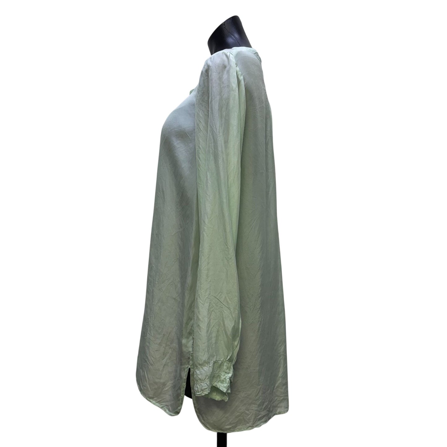 Pete & Greta Mint Green Long Sleeve Blouse Size S