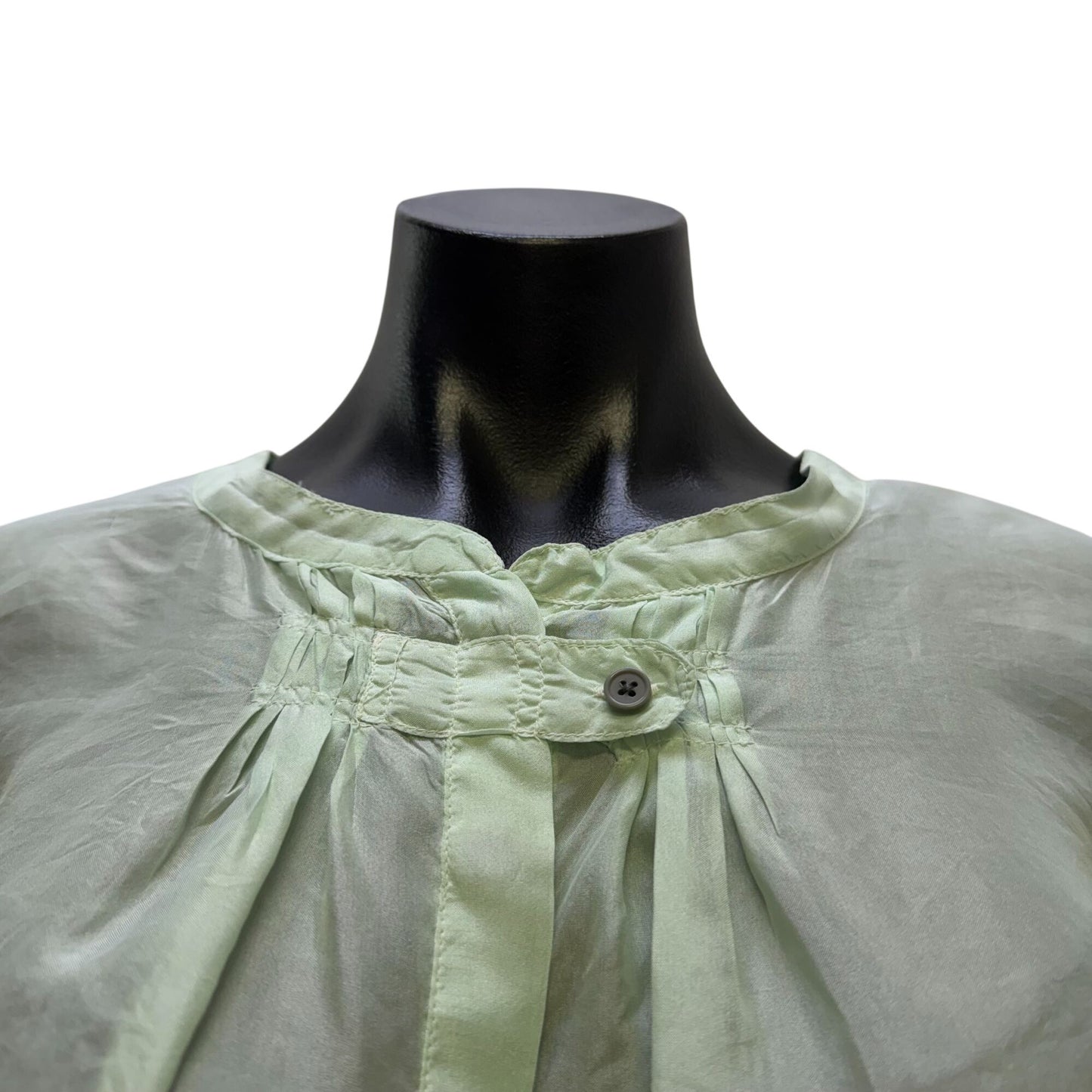 Pete & Greta Mint Green Long Sleeve Blouse Size S