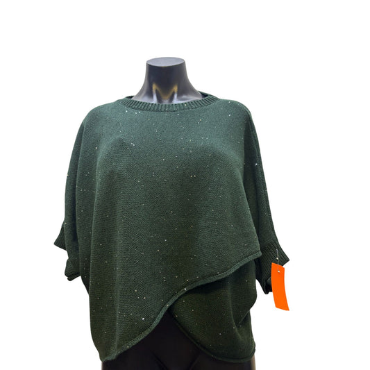 Fabiana Filippi Green Silk/Cotton Sweater Green 8/M