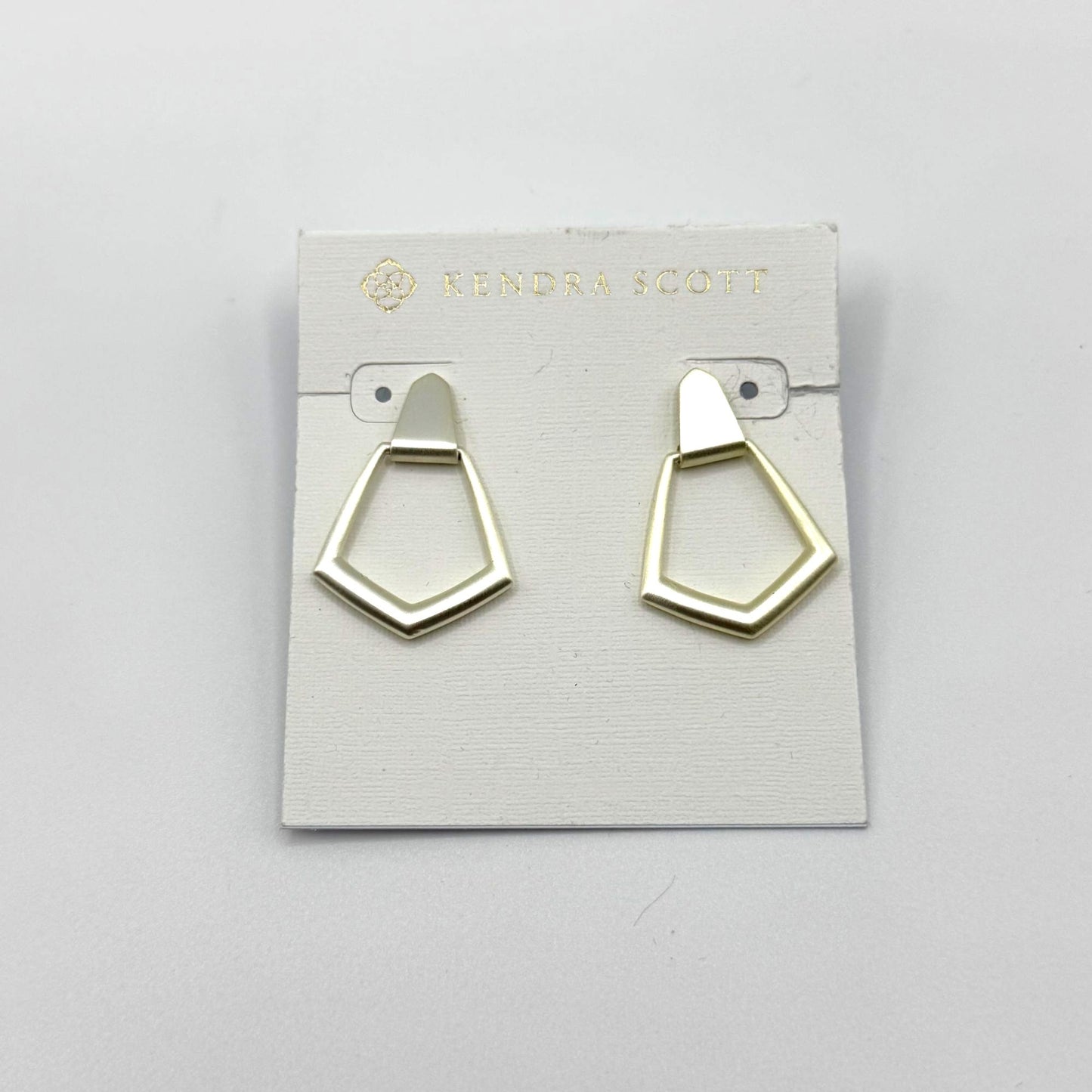 Kendra Scott Gold Plated Geometric Hoop Earrings