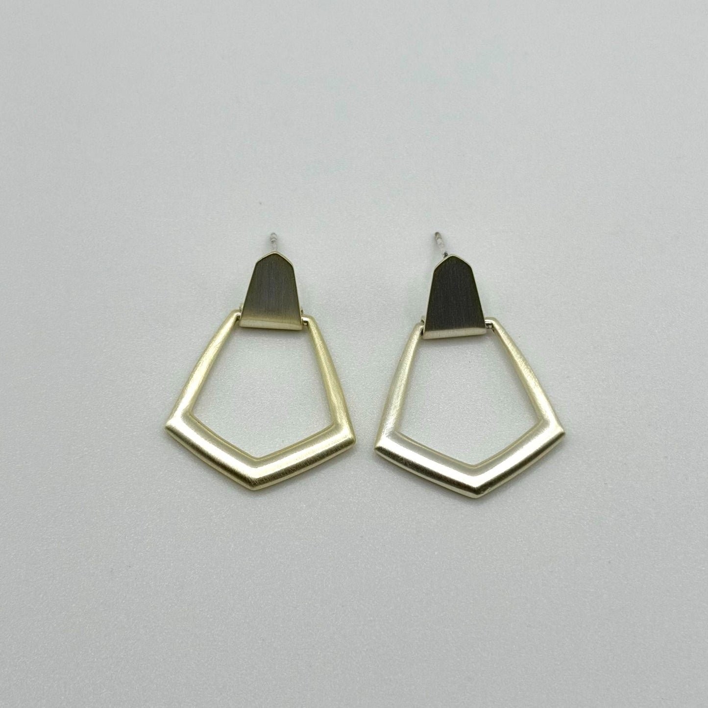 Kendra Scott Gold Plated Geometric Hoop Earrings