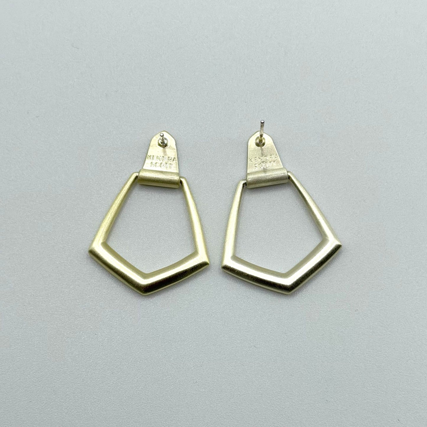 Kendra Scott Gold Plated Geometric Hoop Earrings
