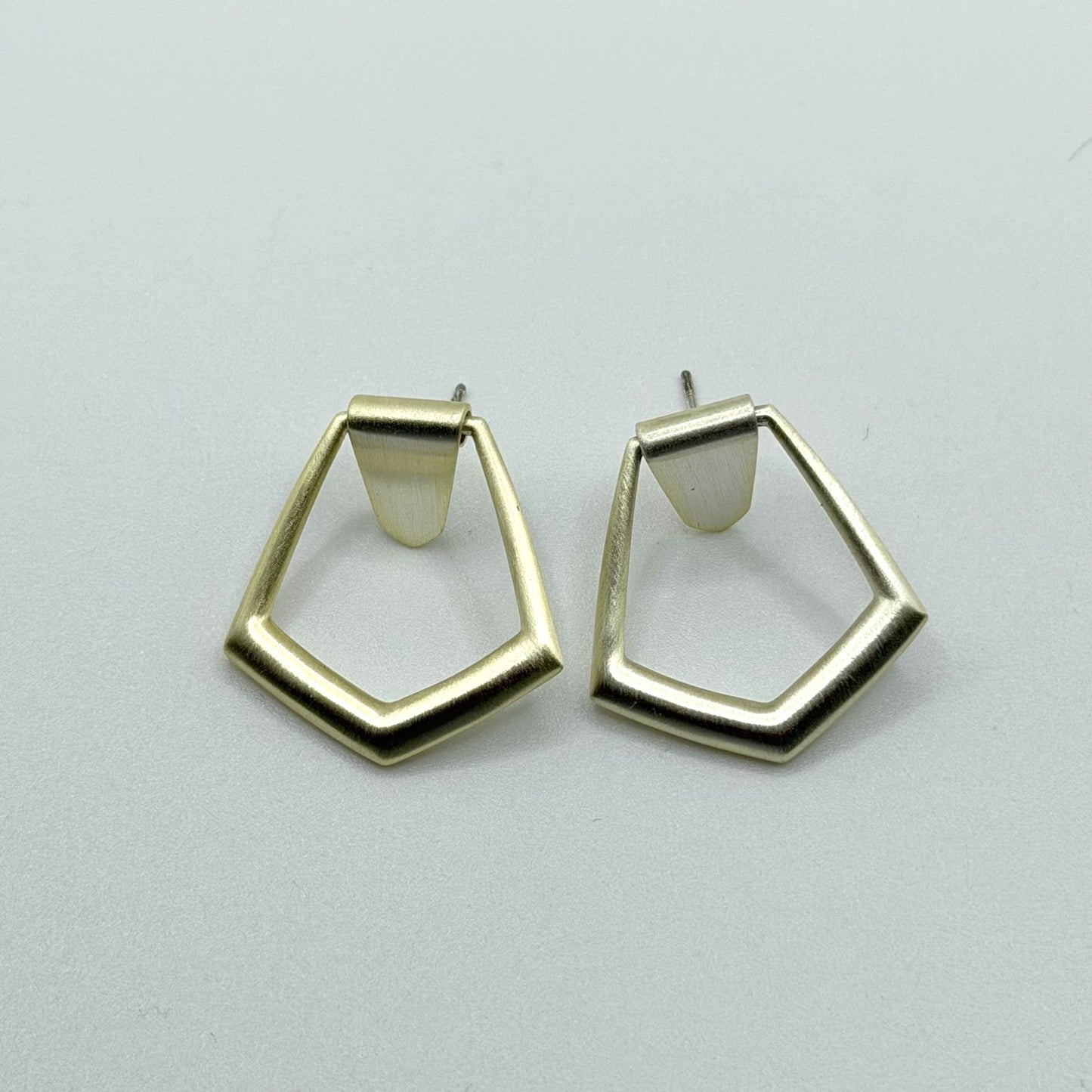 Kendra Scott Gold Plated Geometric Hoop Earrings