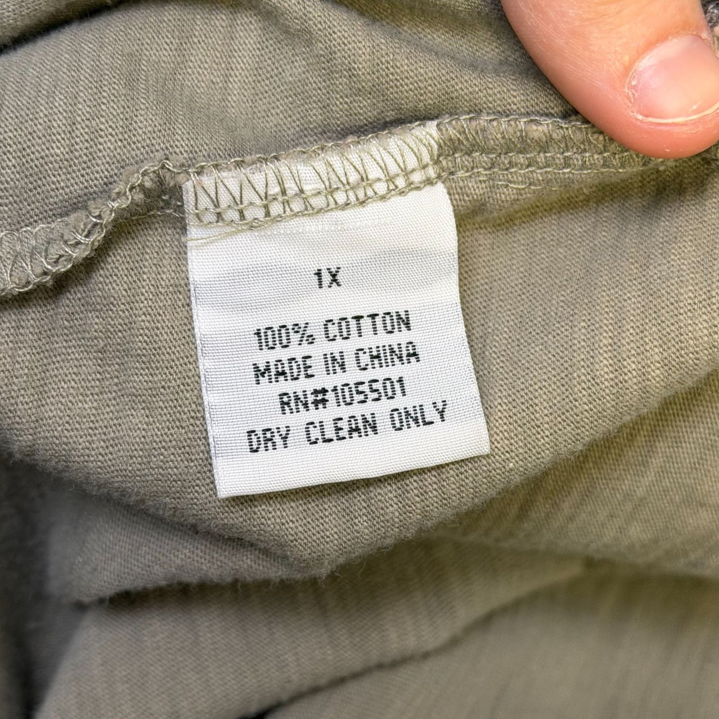 Double D Ranch Embroidered Tunic Top 1X Gray & Black Boho Style