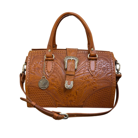American West Hand-Tooled Genuine Leather