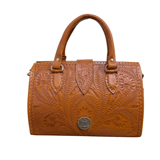 American West Hand-Tooled Genuine Leather