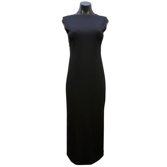 NWT Banana Republic Black Sleeveless Midi Dress Petite Size 4