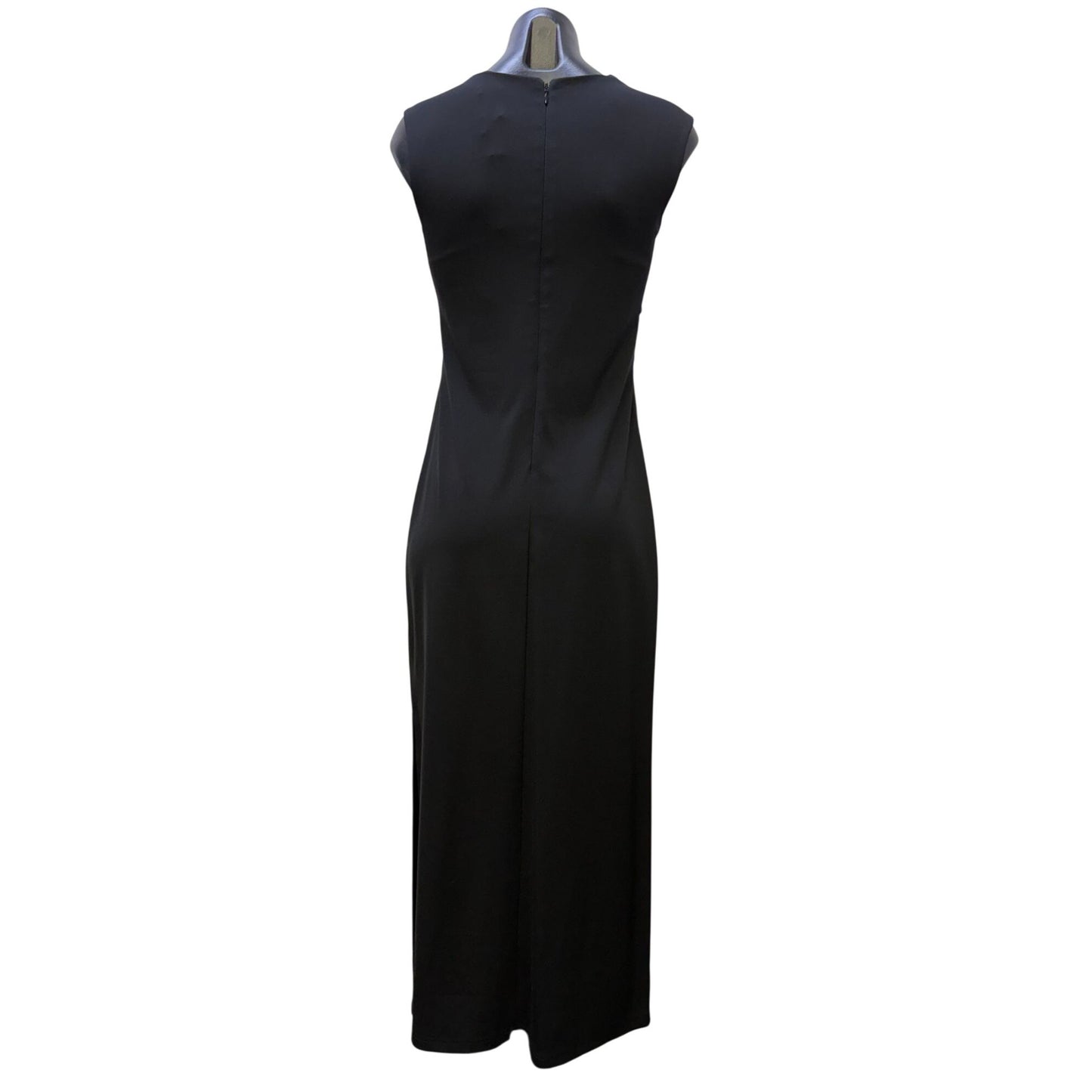 NWT Banana Republic Black Sleeveless Midi Dress Petite Size 4