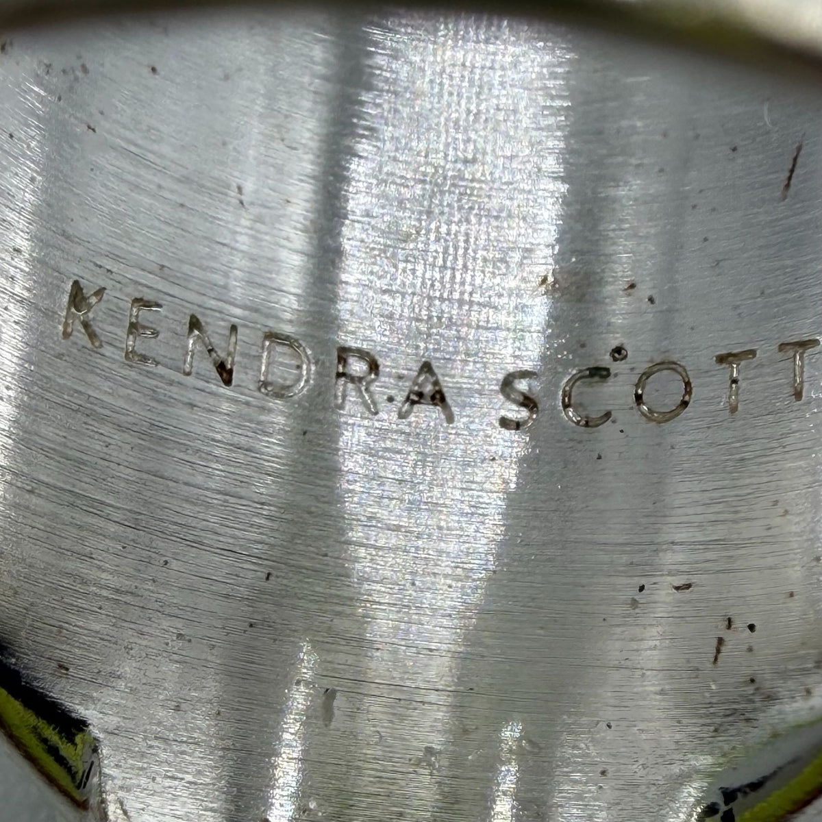 Kendra Scott Silver Statement Ring Size 7.5