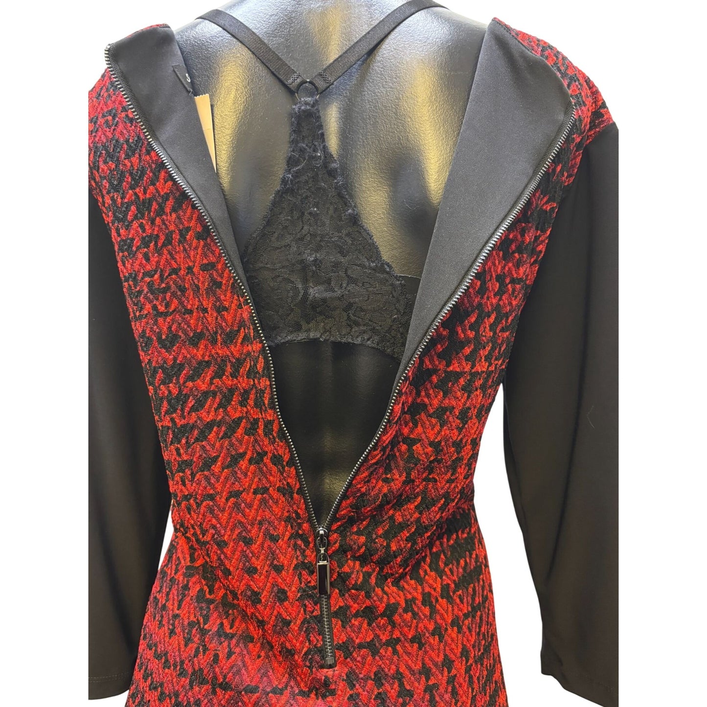 NWT Soft Works Black & Red Dress Size L